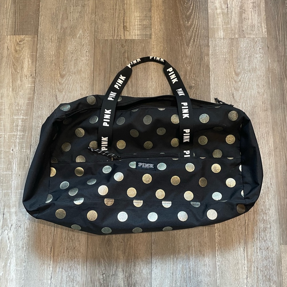 Pink Victoria secret duffel bag